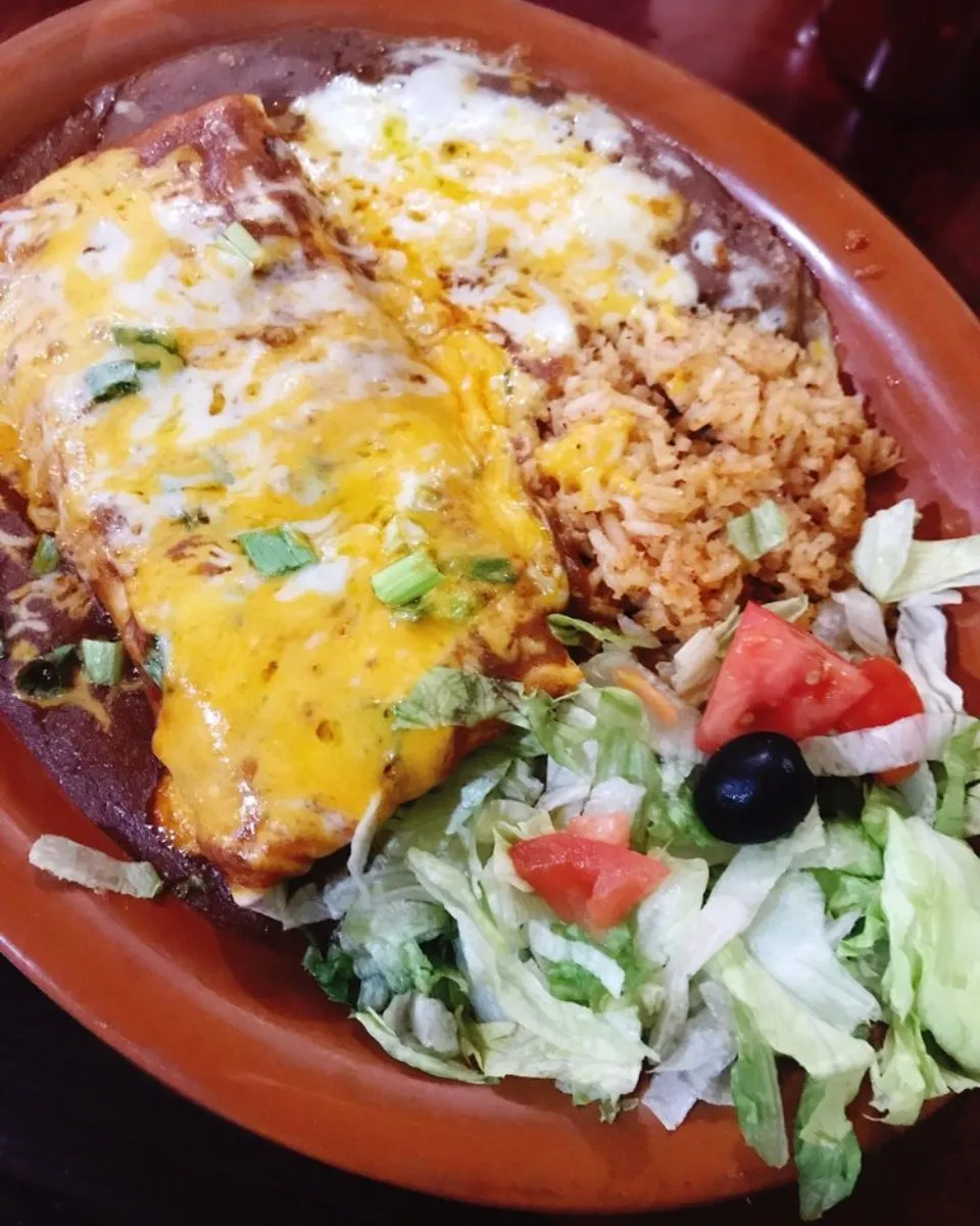 Enchilada closeup